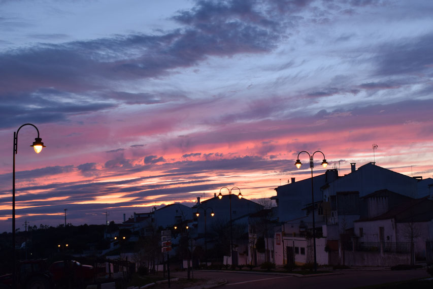 sunset, Gavião, Portugal