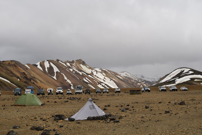 Landmannalaugar in mid June.