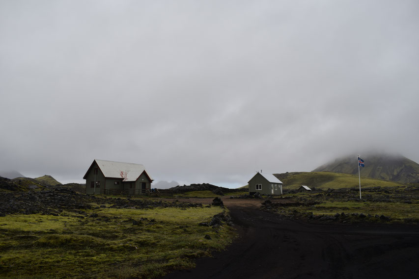 Hvanngil camping and accommodation hut - Strútsstígur hiking path