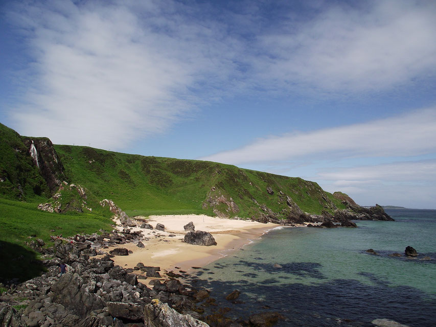 The Oa, sandy beach,  Islay, Scotland