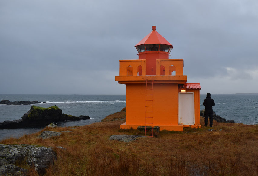 Berunesviti lighthouse, Berufjörður, East Fjords, Iceland