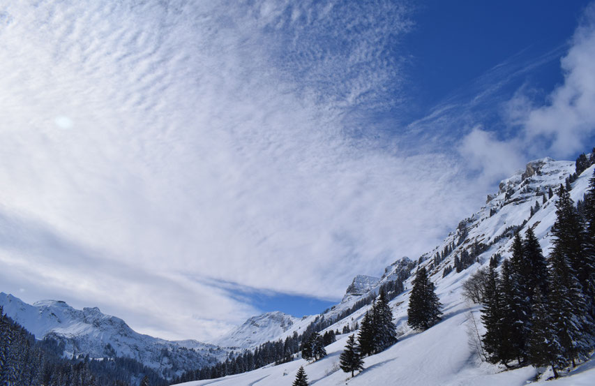 Winter snow, Morgins, Switzerland 