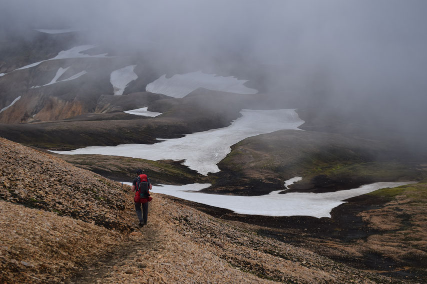 Skalli hike, fog