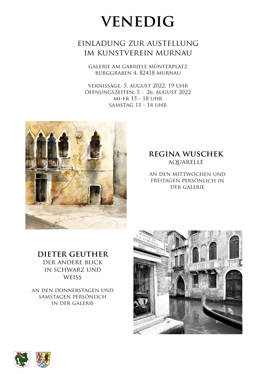 Regina Wuschek, Aquarelle, Venedig, Pleinair