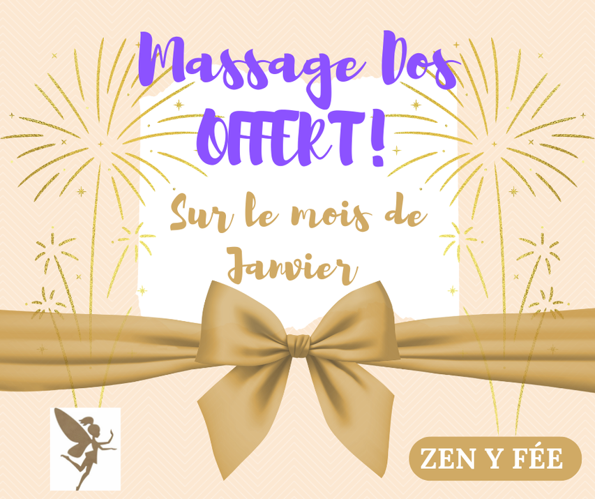 Massage dos offert sur le mois de janvier