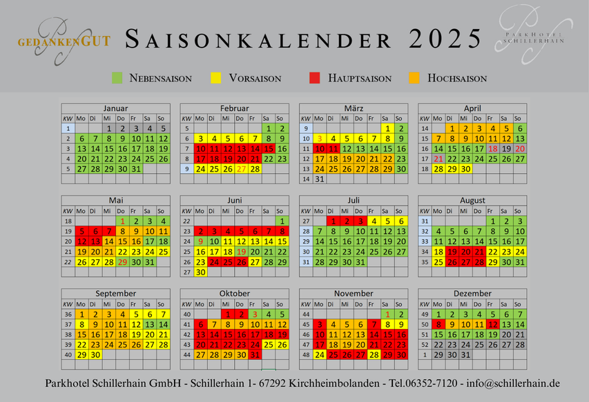 Saisonkalender