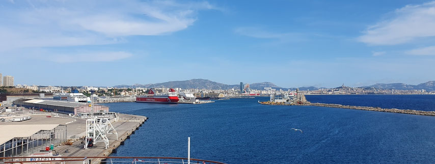 Blick auf Marseille