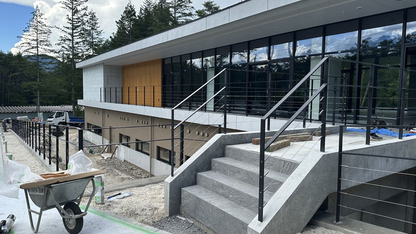 RC建物のテラス手摺