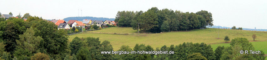 Blick zum Steinbruch auf dem Hirtenberge