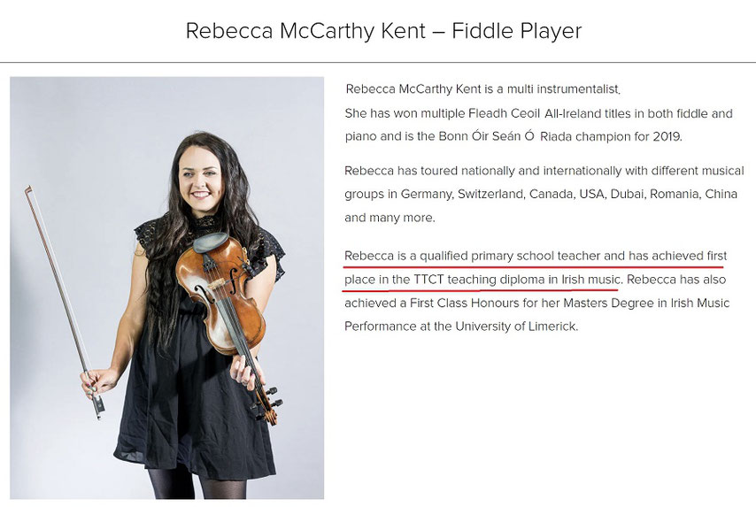 rebecca mccarthy kent fiddle player
