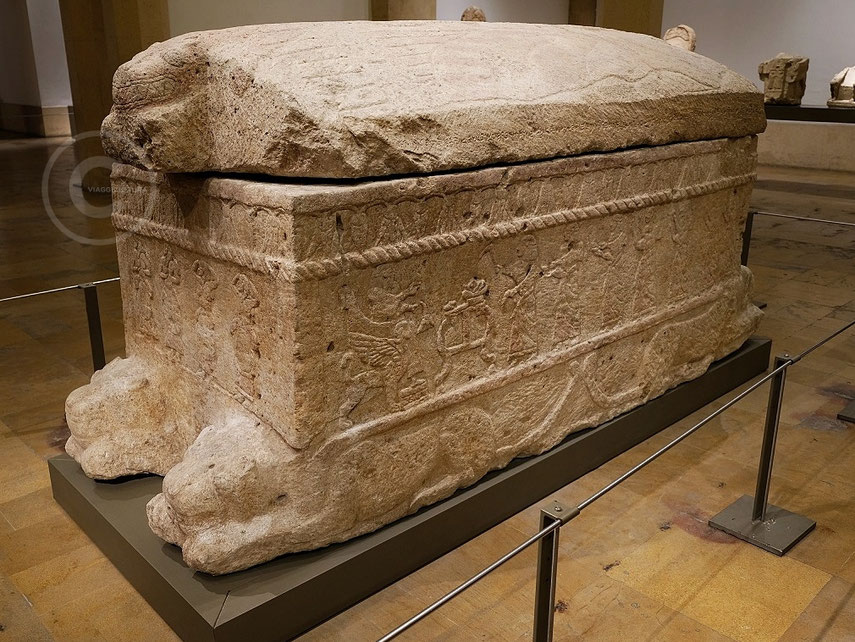 Sarcofago di Ahiram - Museo Nazionale di Beirut (Libano)