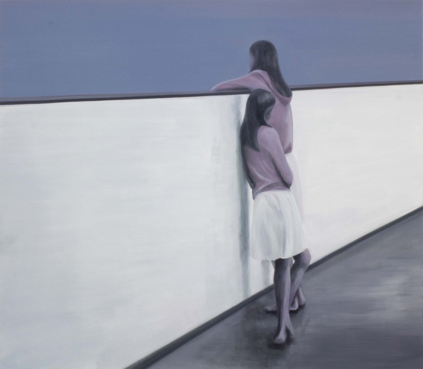 indifferent 2 140x160cm 2016 oil on canvas