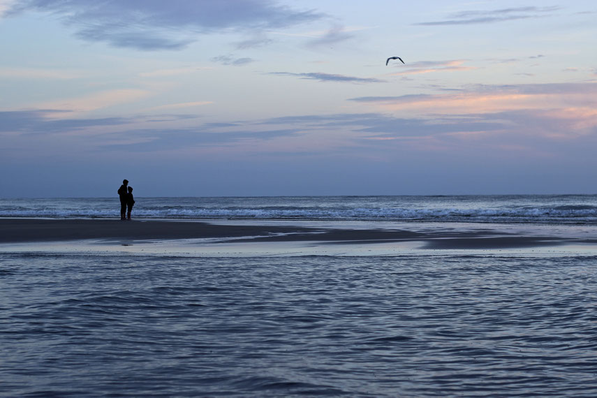 Sylt, Reise, Reisefotografie, Strand, Sonnenuntergang, Blaue Stunde