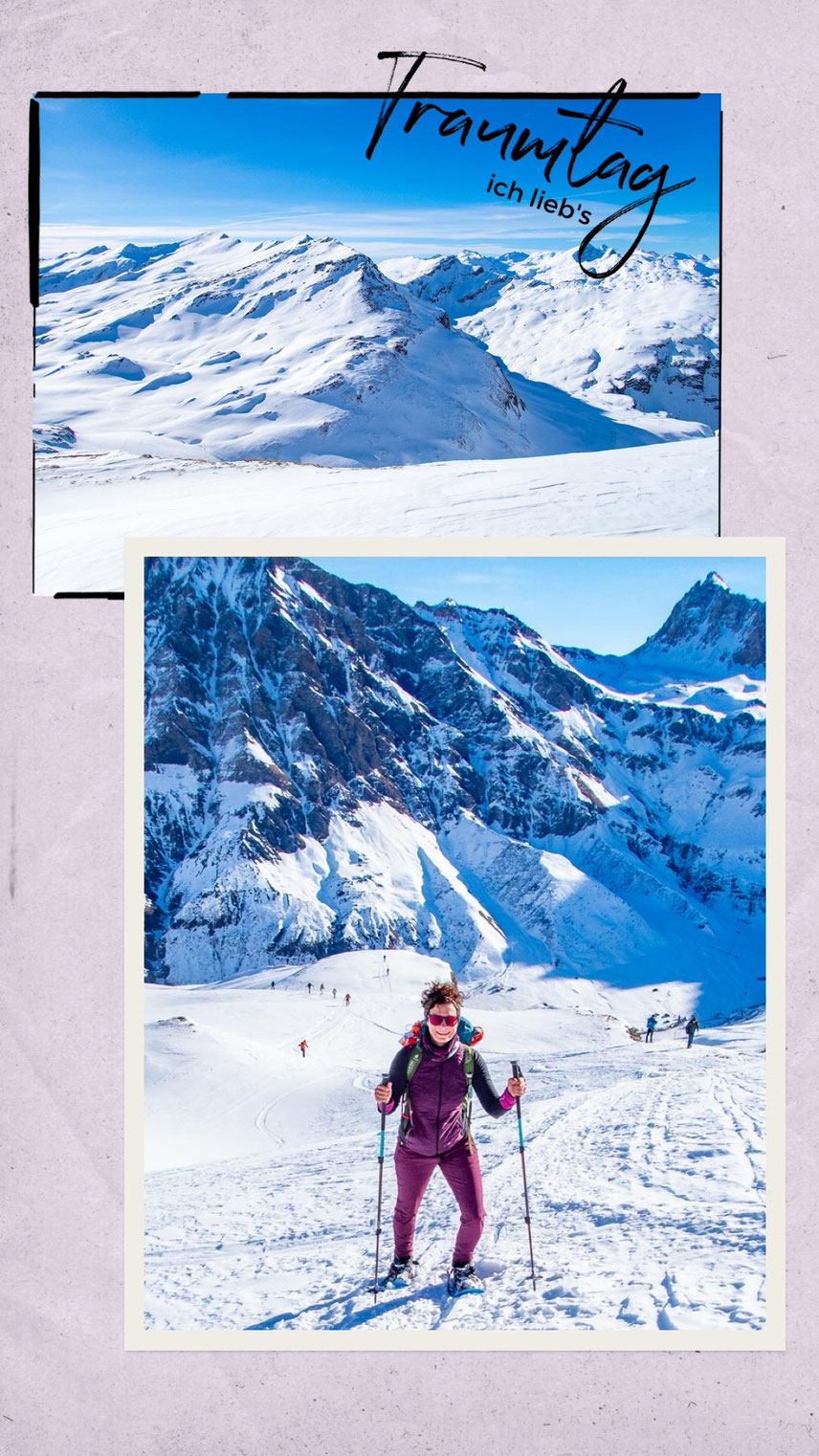 Typisches Gelände der Schneeschuhtour auf den Piz Tomül, Wissensteinhorn.