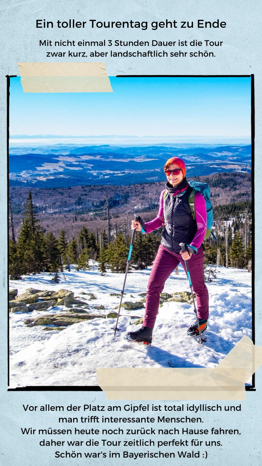 Winterliche Landschaft im Nationalpark Bayerischer Wald am Lusen
