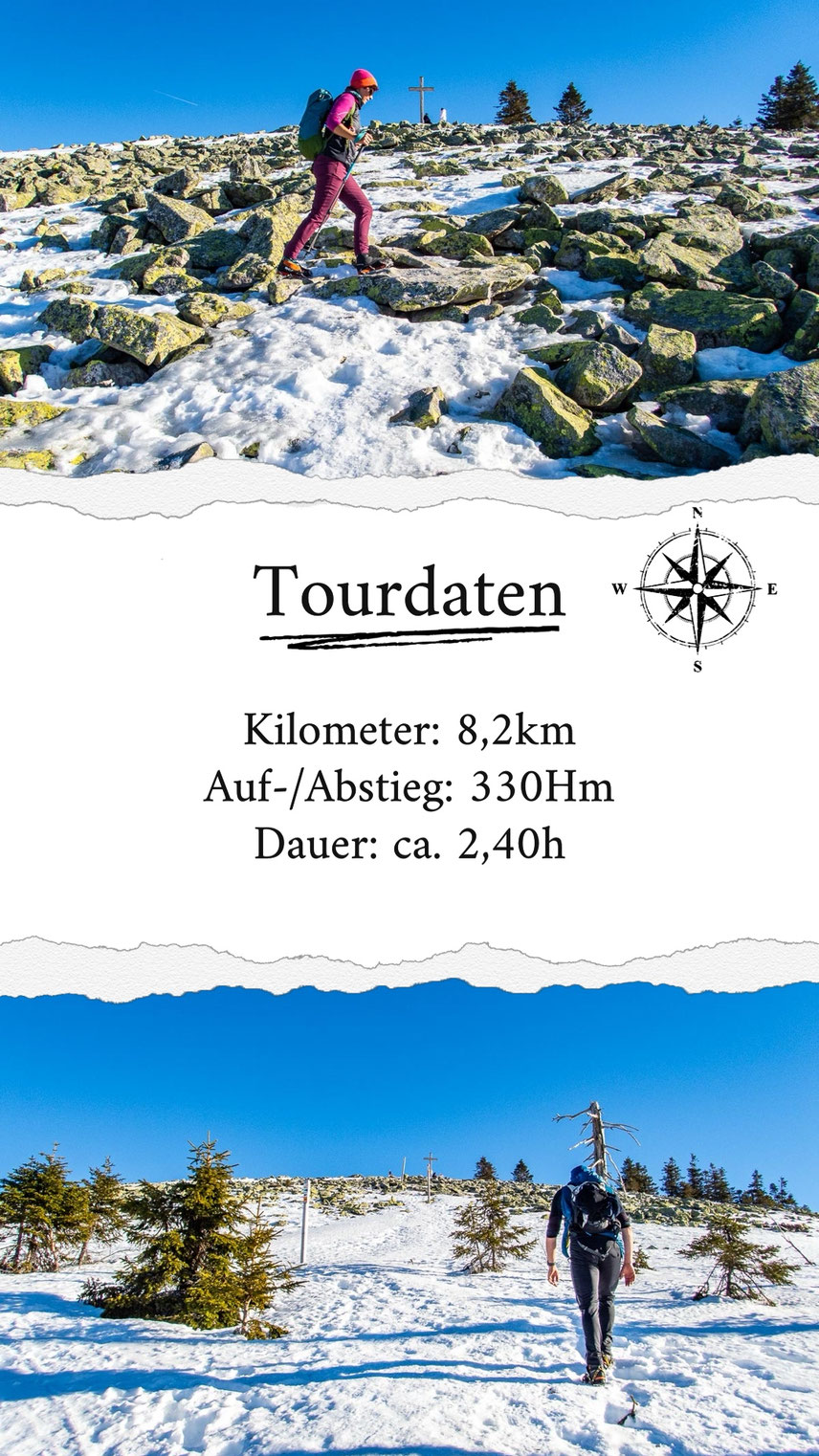 Winterwanderung auf den Lusen im Nationalpark Bayerischer Wald