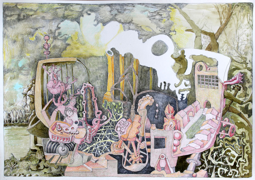 Andre Bauersfeld   Zeichnungen Kunst