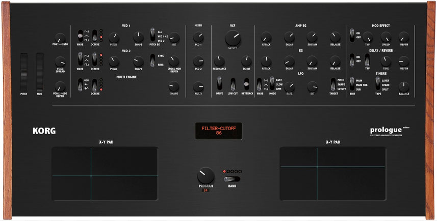 Korg Prologue Editor and Controller,  VST and Standalone