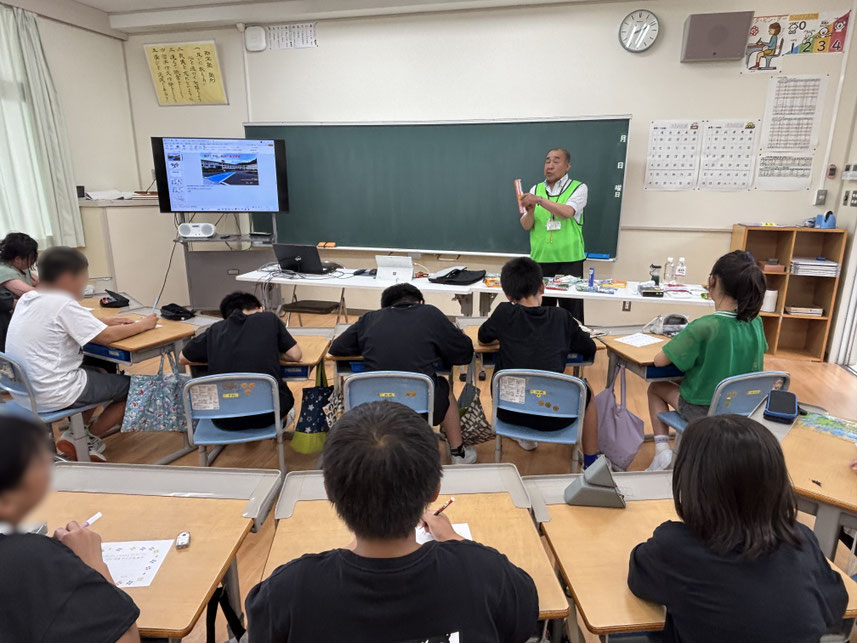 鵜川小学校 防災教育講習（能登町）※一部加工（ぼかし）を実施しております