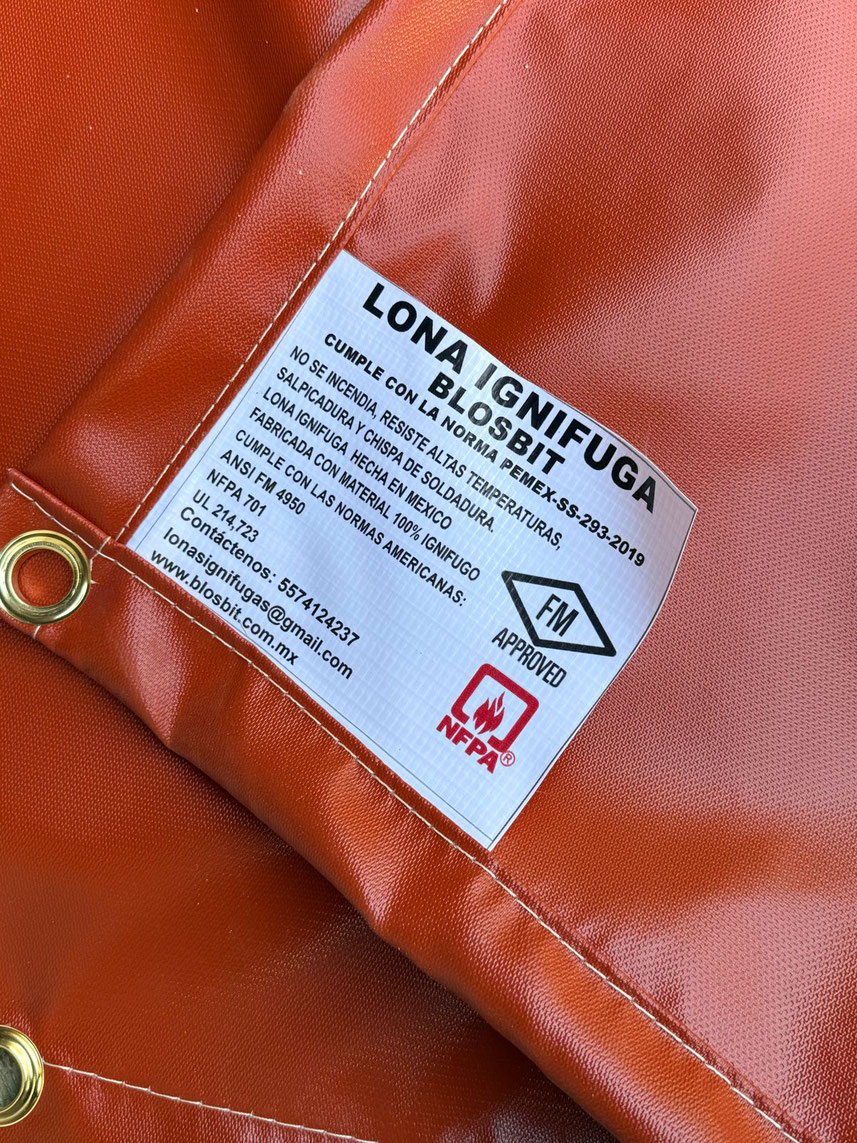 Lona Ignifuga BLOSBIT - Entrega Inmediata