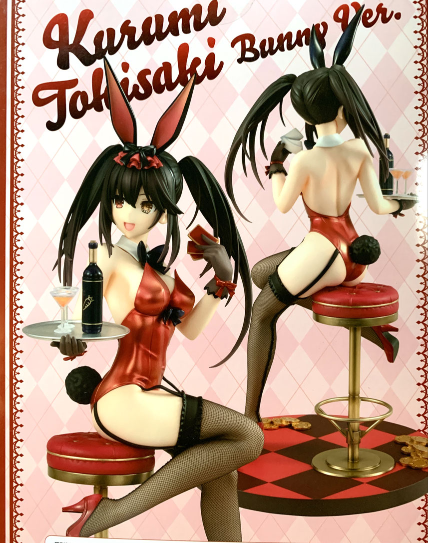 Kurumi Tokisaki Bunny Ver. 1/7 Date A Live Anime Statue 26cm Kadokawa