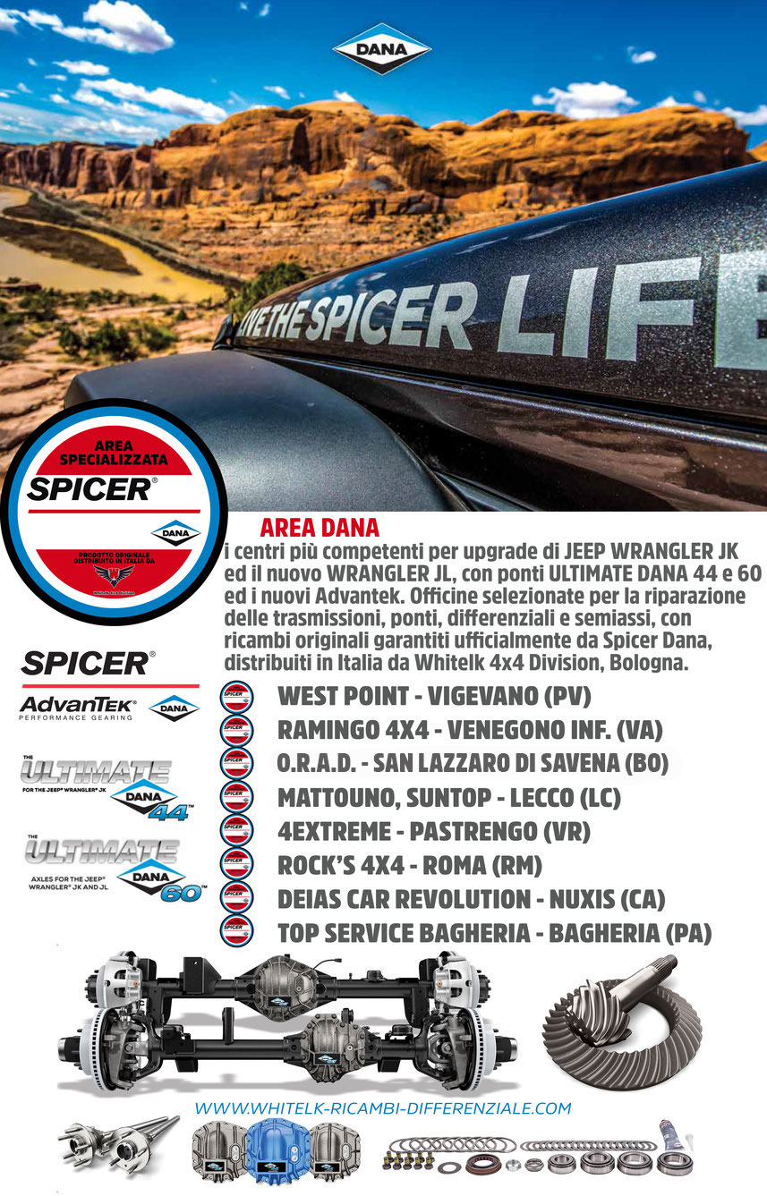 GENUINE SPICER DANA CATALOGO WHITELK