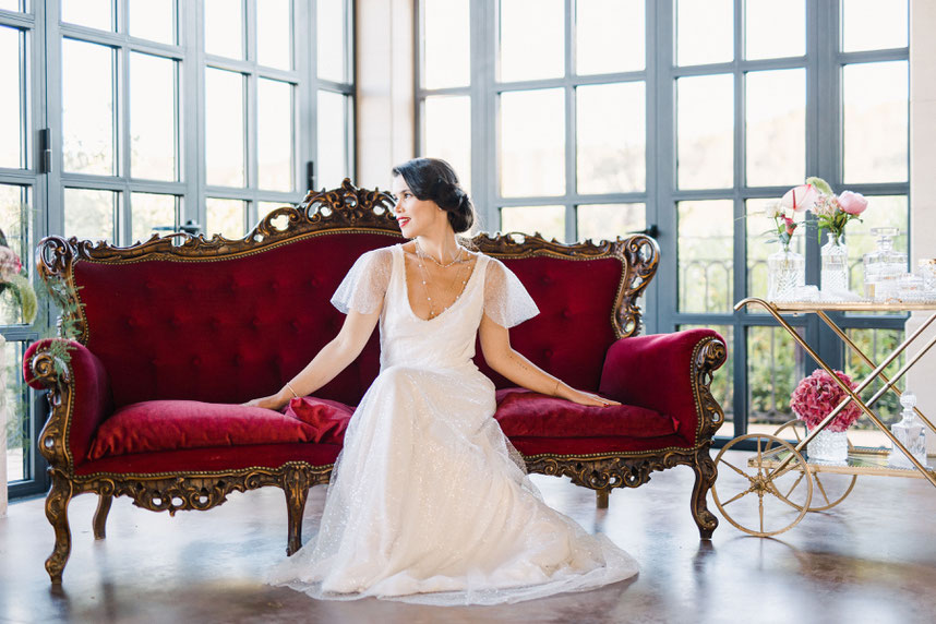 Robe de mariée sur-mesure Toulon, près de Hyères