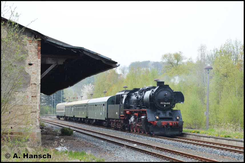 Am Bahnsteig wurde der Zug natürlich auch noch einmal ins Visier genommen