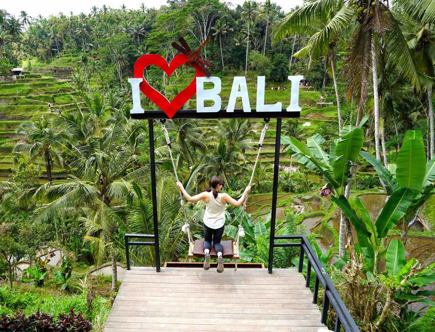 Bali Tegalalang ricefield tough time