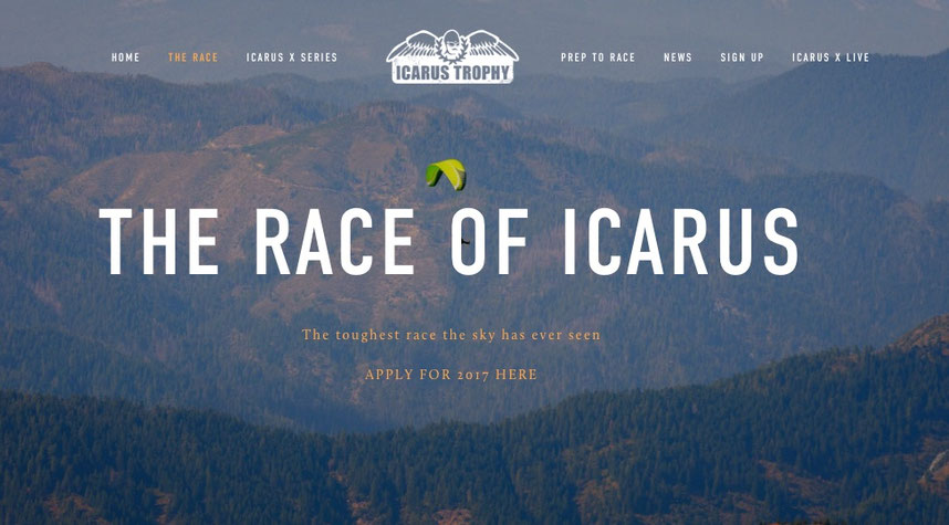 The Icarus Trophy 2017 Website