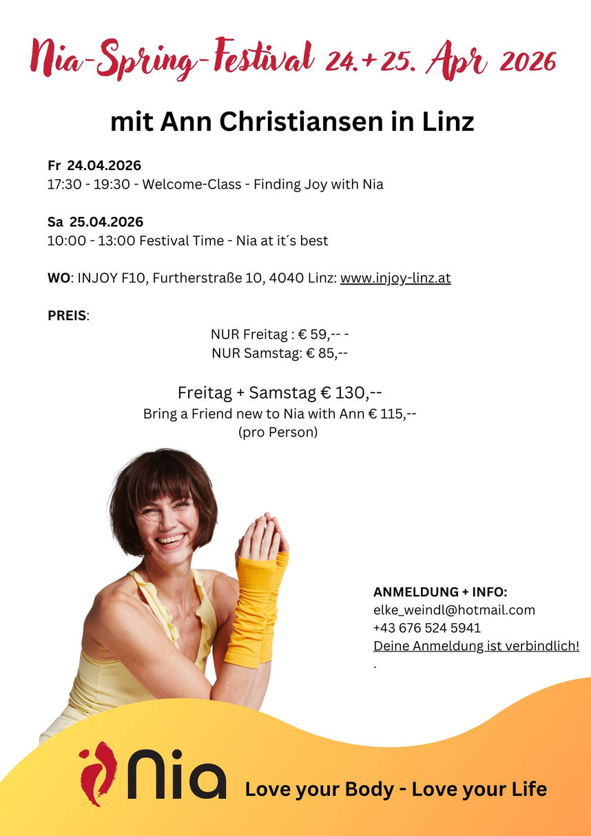 Nia Spring Festival Ann Christiansen
