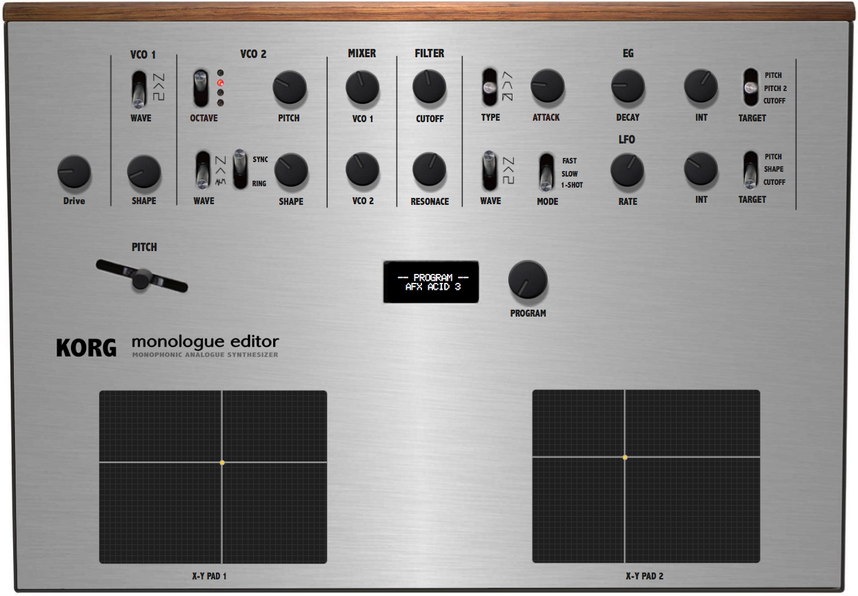 KORG "MonoLogue" Controller / Editor -VST / Standalone-