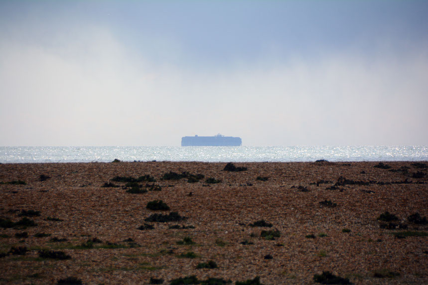 The economic consqeuences of Brexist will be swift and devastating hitting those with least hardest: car carrier off Dungeness Point.