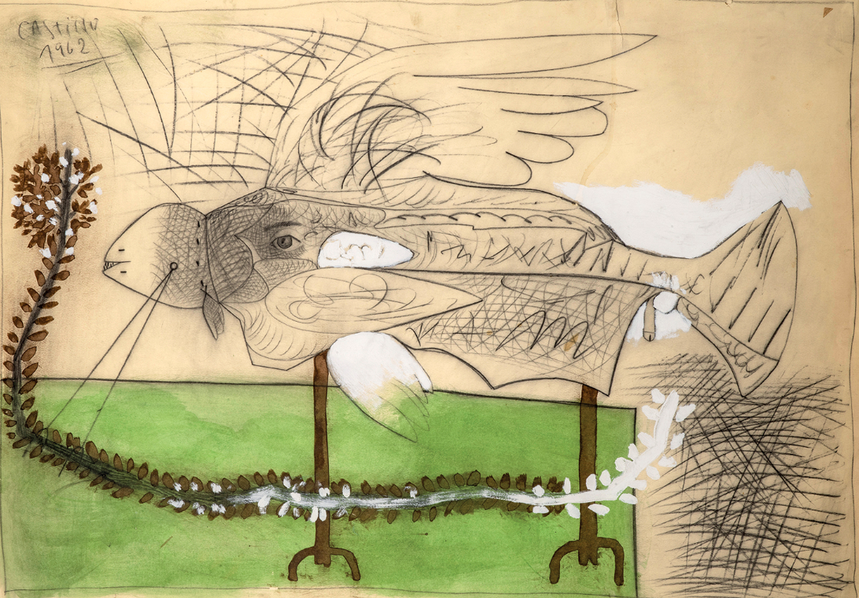 Jorge Castillo, technique mixte, signed and dated , price and informations on request , galerie agnes thiebault