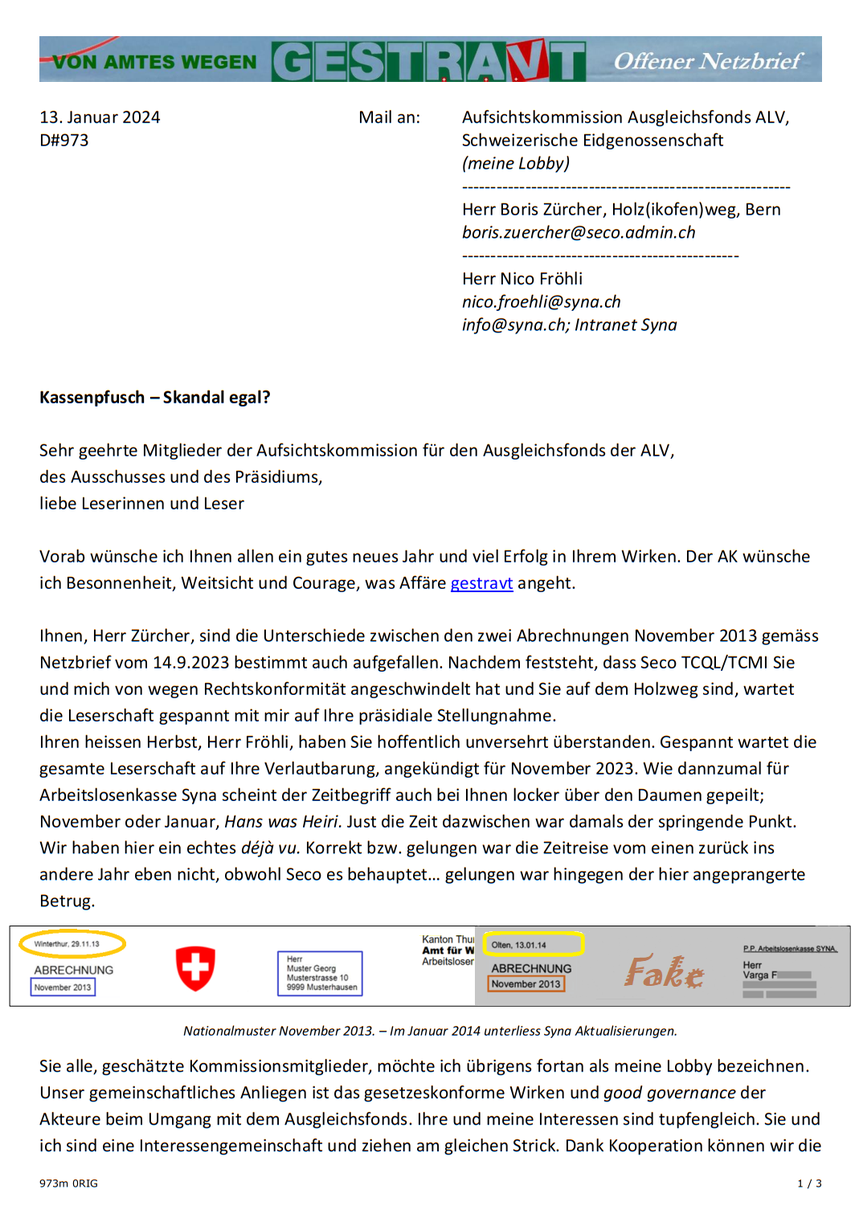 gestravt           Kein RAV in Bluff: bitte PETITION unterzeichnen!
