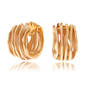 Rotgold Ohrstecker mit Brillanten und Einhängern aus der Gremlin Kollektion der Goldschmiede OBSESSION in Zürich und Wetzikon.