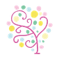 曲線の木のイラスト