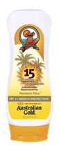 Lotion zonder bronzer SPF Outdoor Australian Gold Zonnebank creme bronzer zoncosmetica DHA cosmetisch natuurlijk