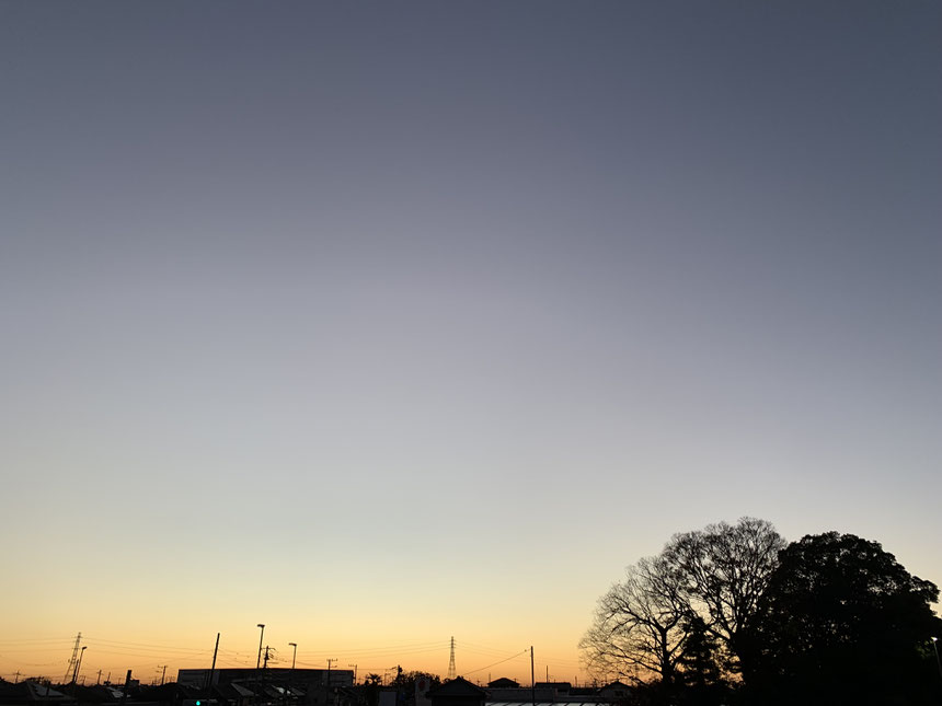 関東の空っ風が吹き始めた久喜です