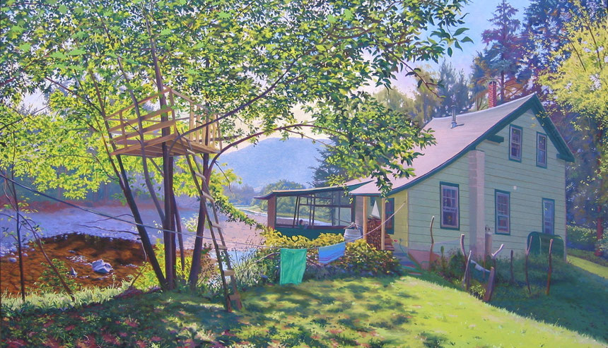 "Our Backyard" 44 x 80"