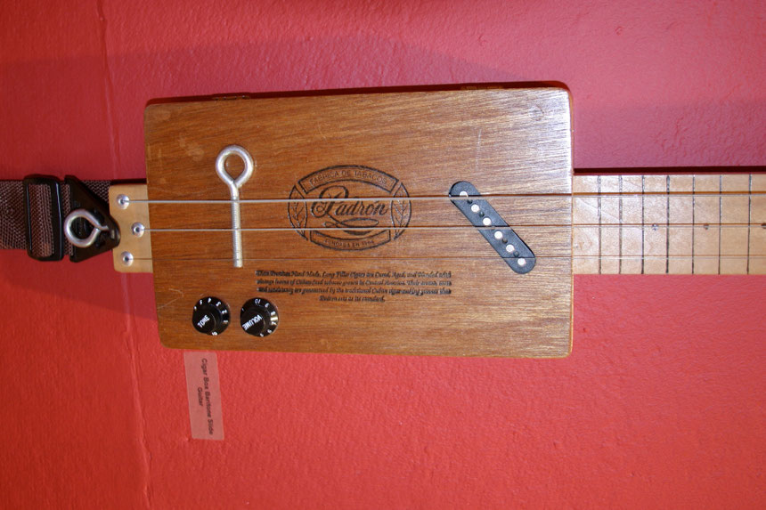 Baritone CigarBox Slide Guitar