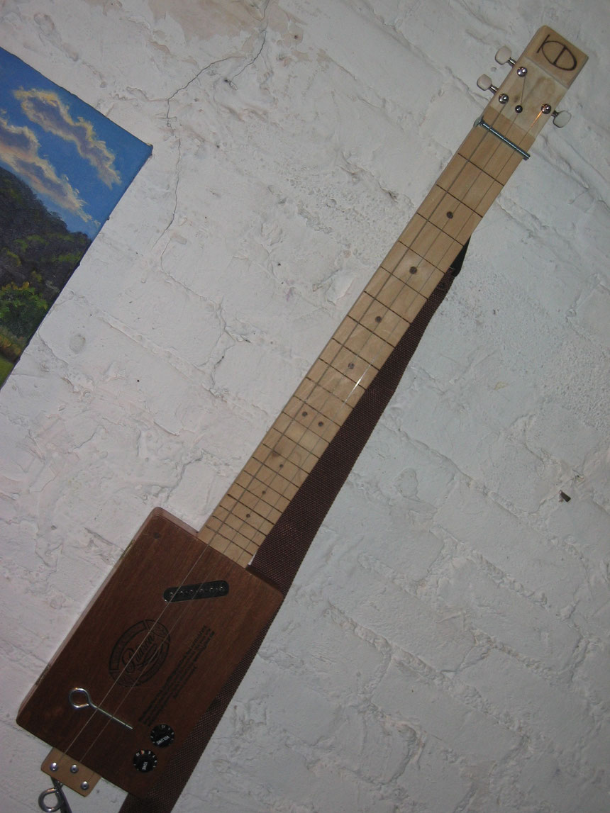 Baritone Cigar Box Slide Guitar