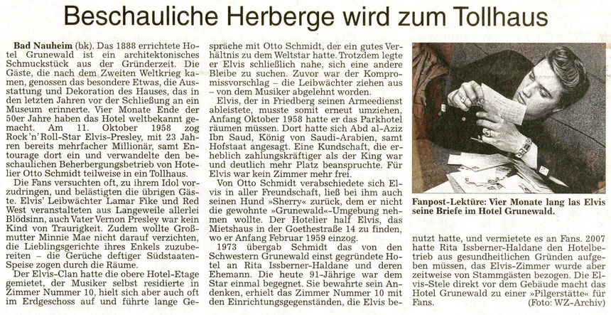 Beschauliche Herberge wird zum Tollhaus, WZ 19.02.2015, Bernd Klühs