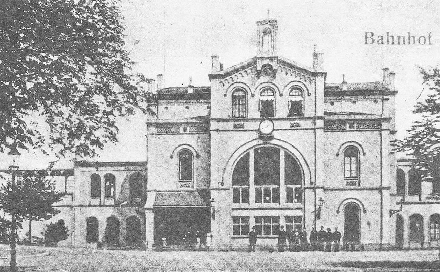 Bad Nauheimer Bahnhof 1850 bis etwa 1910