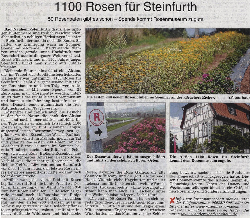 WZ 03.11.2014, Text und Fotos Annette Hausmanns