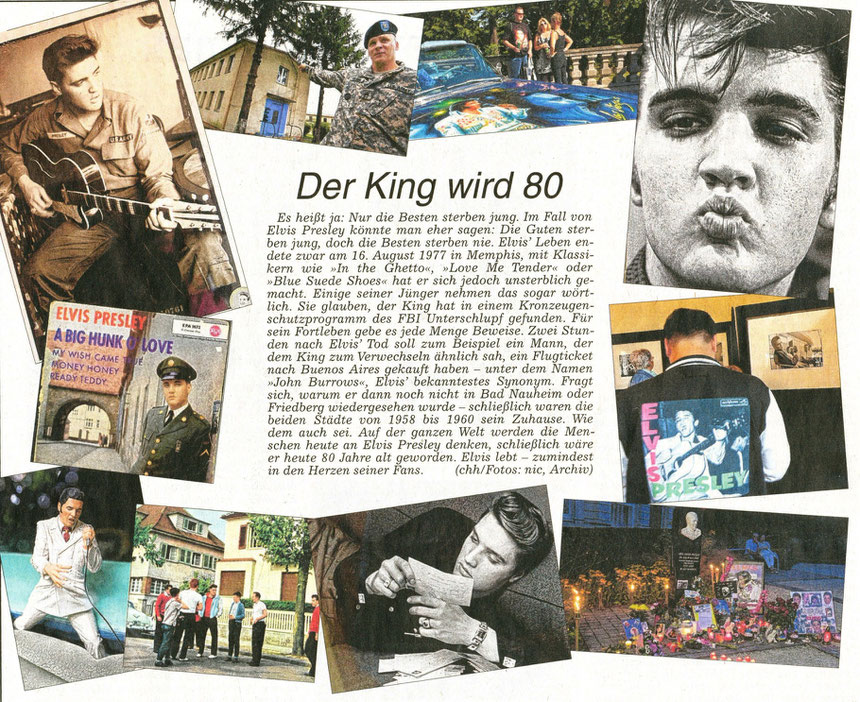 Der King wird 80 in Bad Nauheim