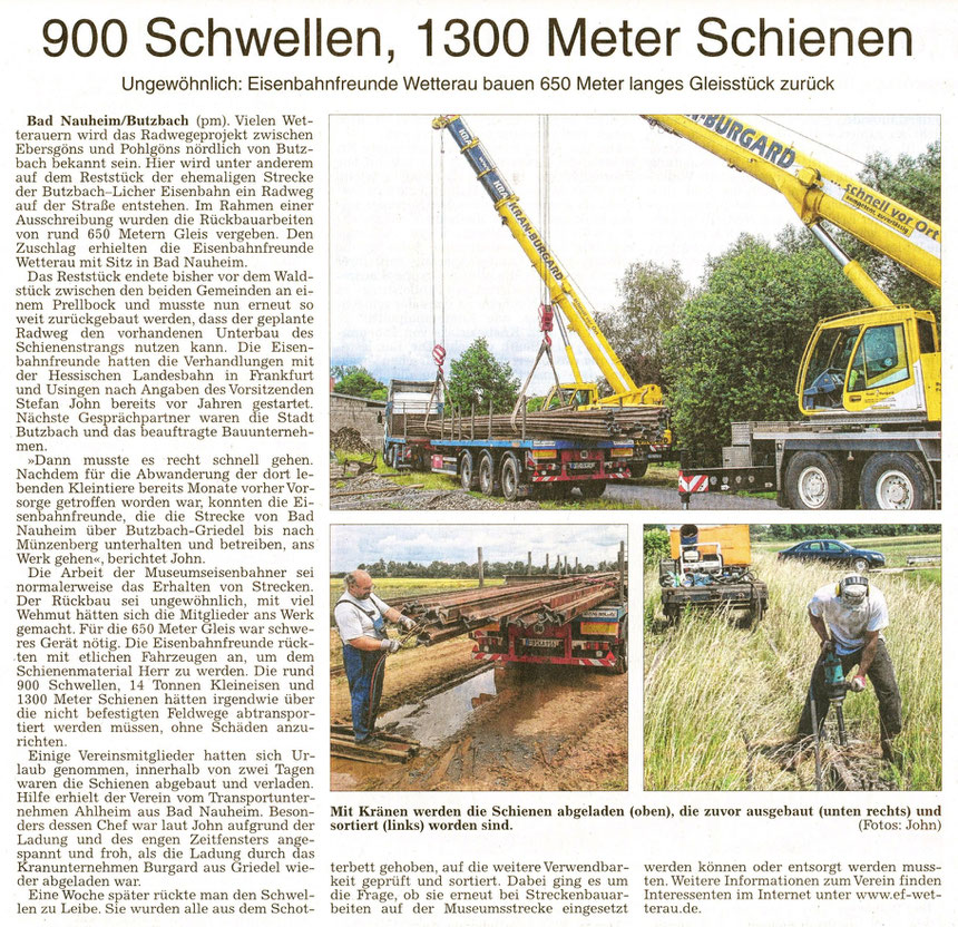 Eisenbahnfreunde Wetterau e.V. - Netzwerkplattform-Crowdfunding