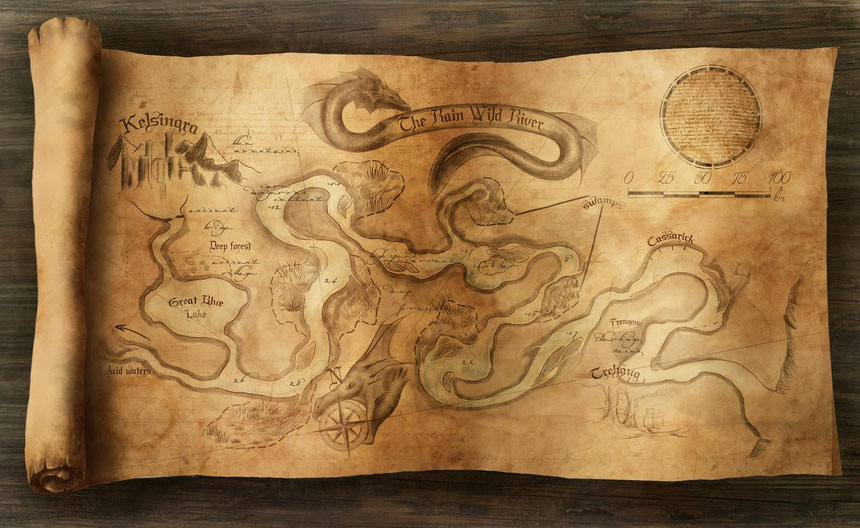 Le fleuve du désert des Pluies, par Winterkeep, Deviantart