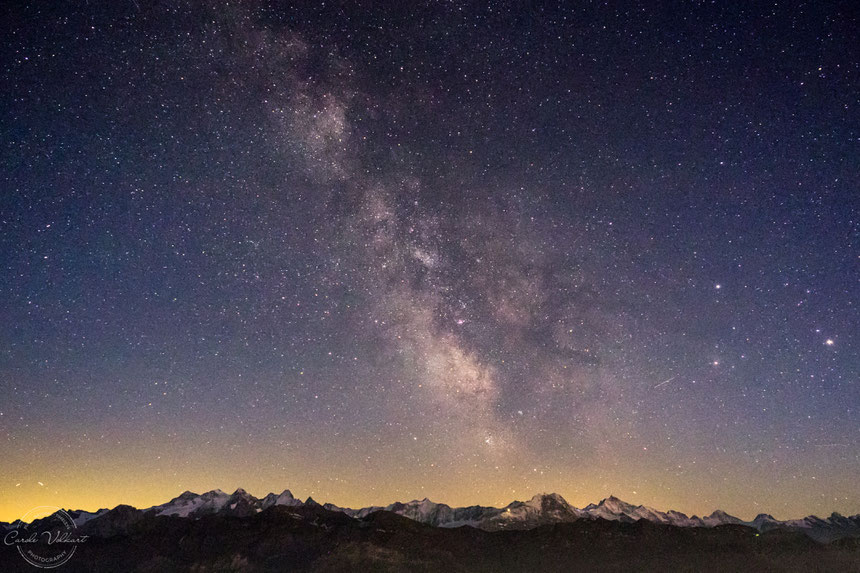 Milchstrasse, Milkyway, Brienzer Rothorn, Sommer, Astrofotografie