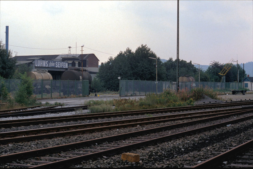 Das Zustellgleis wurde über die Weiche 52 von Gleis 31 des Bahnhofes Wichlinghausen angeschlossen.